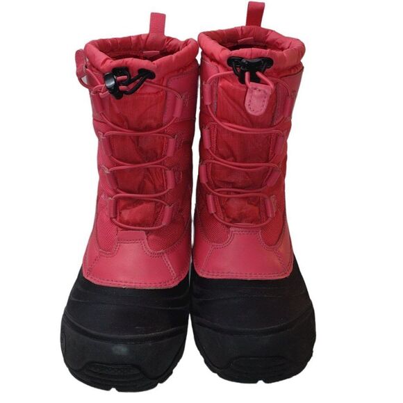 Girls North Face Alpenglow Waterproof Snow Boots with Thermofelt Liners Size US5 - Picture 4 of 12